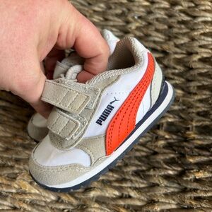 Puma Kids Sneakers - White and Red